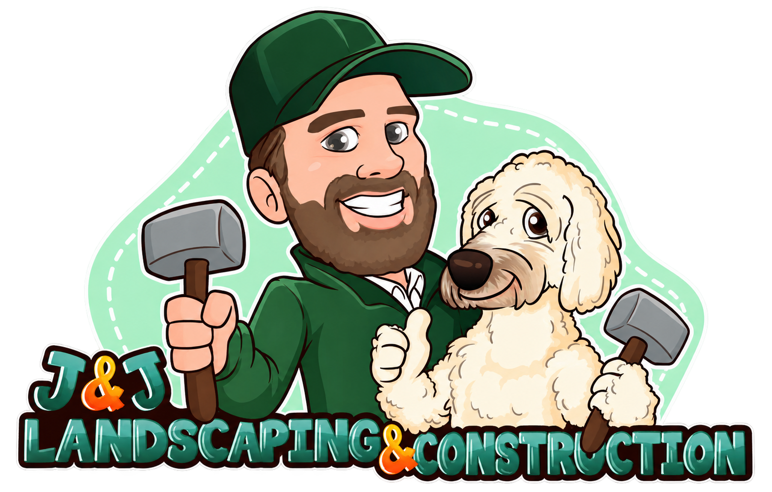 J&J Landscaping and Construction logo